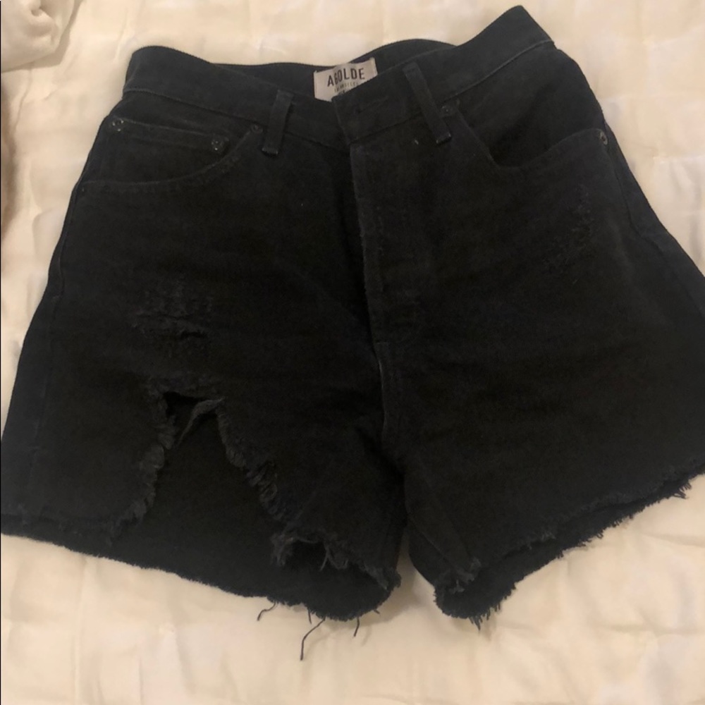 Agolde shorts 26 black.
